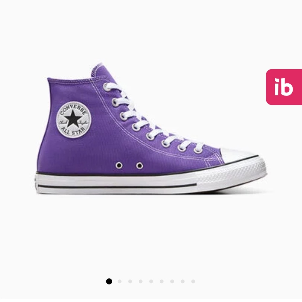 Converse All Star Purple Canvas Sneakers